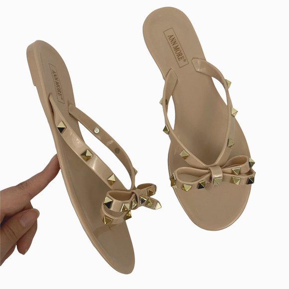 ann more jelly sandals